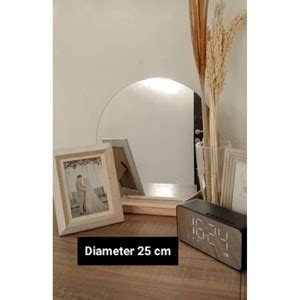 Jual Cermin Aesthetic Cermin Bulat Lingkaran Irreguler Mirror Meja Rias