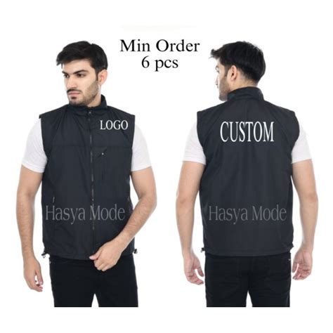 Jual Rompi Polos Rompi Custom Rompi Vest Rompi Vest Rompi Seragaman