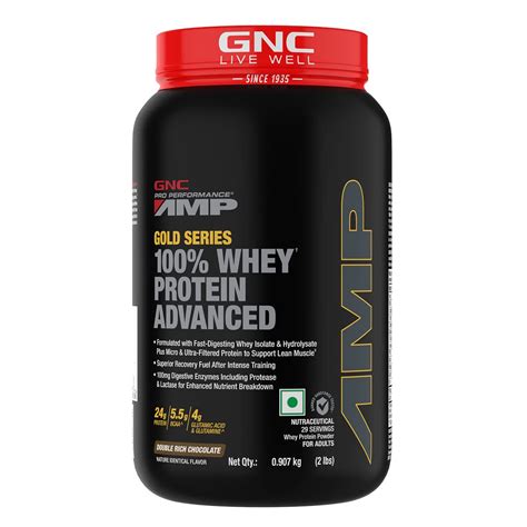 Gnc Amp Gold Series 100 Whey Protein Advanced Lean Muscle Gains