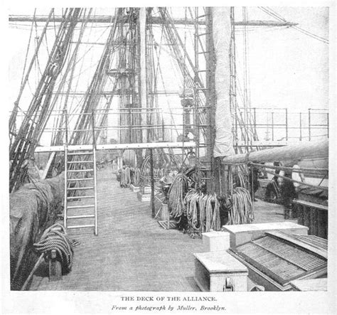 1898 Us Naval History The Deck Of The Uss Alliance Flickr