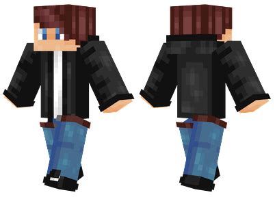 Black Jacket Boy | Minecraft Skins