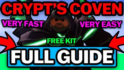 Easiest Way To Beat Crypt S Coven Get Free Eldric Kit Roblox