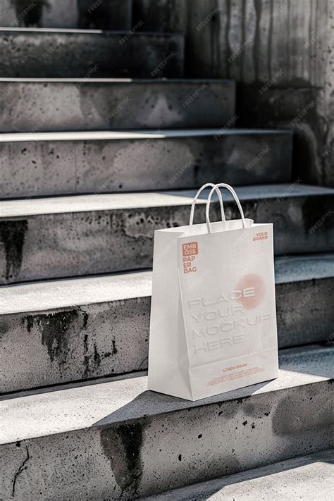 Premium Psd Paper Bag Mockup