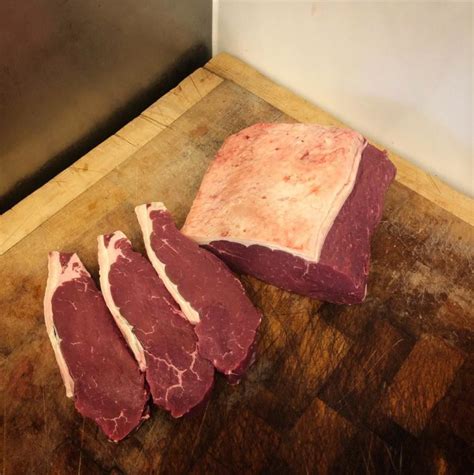 Dry Aged Sirloin Steak 2x8oz Kings Farm Ltd Wendover