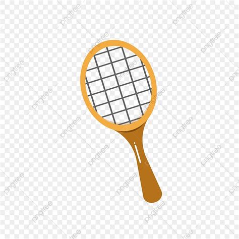 Cartoon Badminton Racket Vector Element Cartoon Vector Badminton