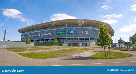 Rhein-Neckar Arena, Sinsheim Editorial Image - Image of stadium ...