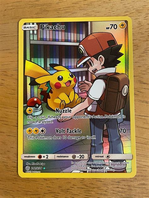 Pikachu Secret Rare Cosmic Eclipse Pokemon Tcg Hobbies