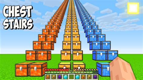 Where Do Lead Secret Chest Stairs In Minecraft Longest Chest Stairs