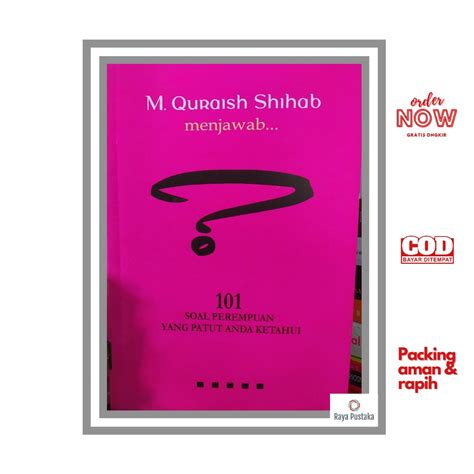 Jual Buku M Quraish Shihab Menjawab 101 Soal Perempuan Yang Patut