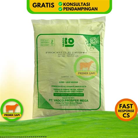 Jual PROCATTLE PREMIX 1 Kg VADCO PRO CATTLE Premix VADCO Vitamin