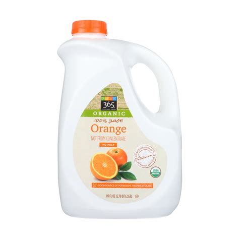 365 Everyday Value® No Pulp Orange Juice Not From Concentrate 89 Fl