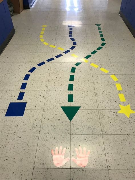 Shape Walk Sensory Path Sensory Path Decals Sensory Path Etsy In 2020