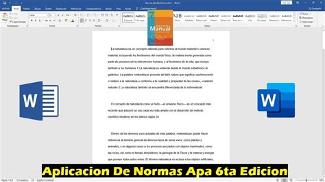 Aplicar Normas Apa Ta Edici N A Un Documento De Word Normas Apa