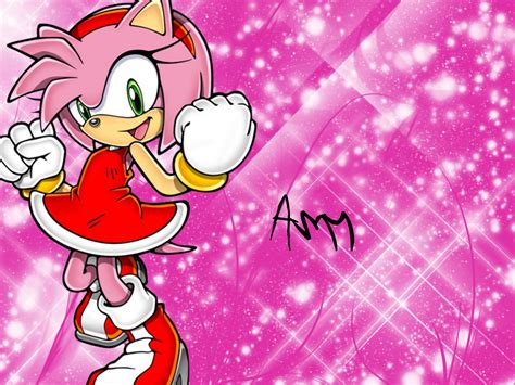 Amy Rose Wallpaper By Bloodreign96 On Deviantart