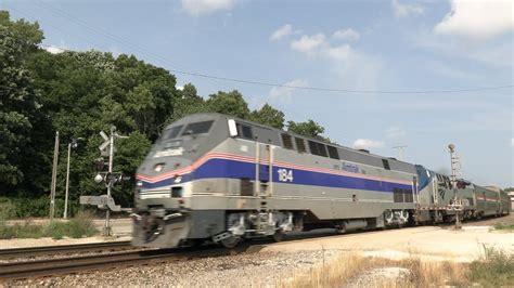 Amtrak Phase Iv Heritage Unit Leads The Empire Builder Youtube