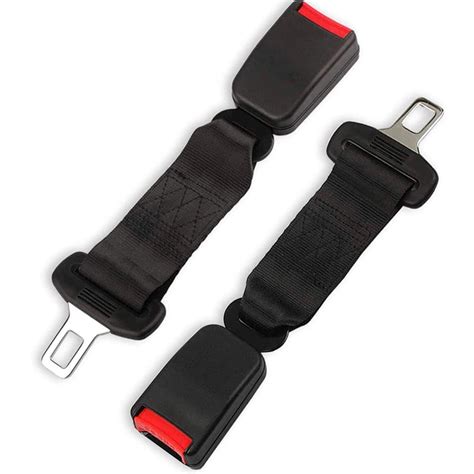 2pack Car Seat Belts Extender Extension Safety Adjustable Clip Buckle