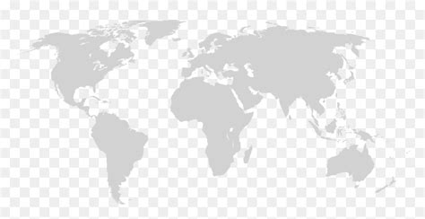 Blank World Map No Background Hd Png Download Vhv