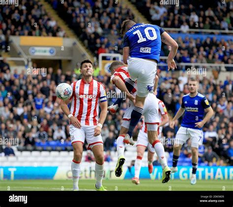 Birmingham Citys Lukas Jutkiewicz Scores Hi Res Stock Photography And