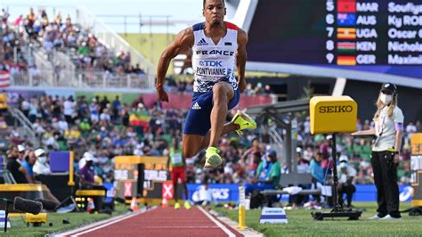 VIDEO Mondiaux d athlétisme 2022 le Français Jean Marc Pontvianne s