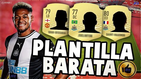 PLANTILLA BARATA CHETADA PARA EMPEZAR FIFA 20 PLANTILLA