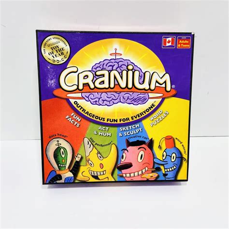 Cranium Board Game 1998 The Game For Your Whole Brain Game Of The Year