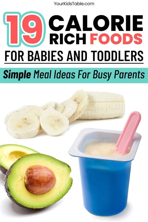 The Best High Calorie Foods for Babies - Your Kid's Table