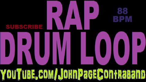 Rap Hip Hop Drum Loop Track Free Bpm Youtube