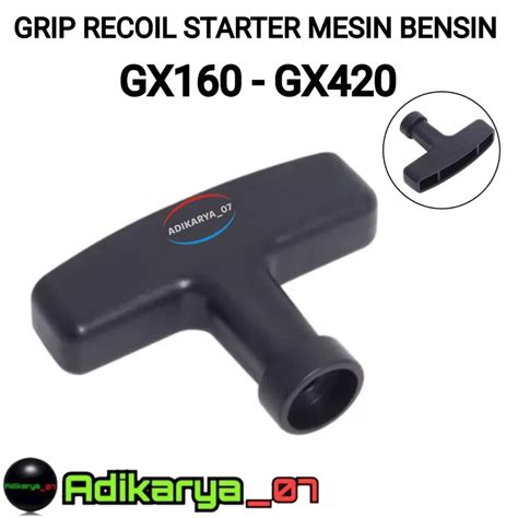 Jual Grip Gagang Tarikan Recoil Stater Gx160 Handle Tarikan Recoil