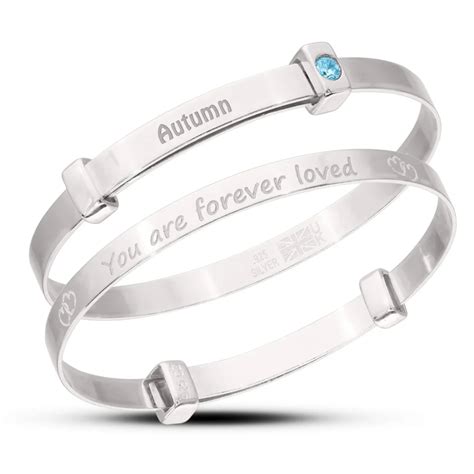 The Perfect Keepsake Personalised Baby Bracelets In The Uk Baby Bangles