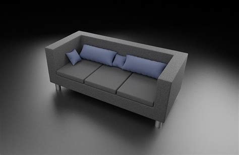 Sofa Made In Blender 3D Free 3D Model CGTrader