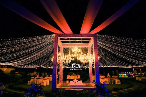 Sangeet Outdoor Decoration - Aica Events