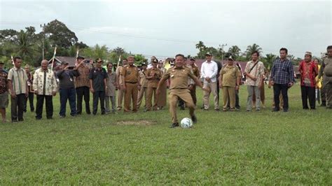 Buka Open Turnamen Sepak Bola Gawai Cup 2023 Bupati Sanggau Saya