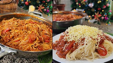 1 Kilo Spaghetti Recipe Classic Pinoy Style YouTube