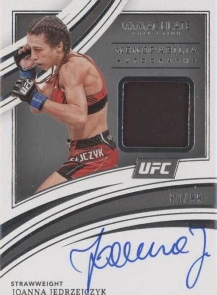 Panini Immaculate Collection Ufc Memorabilia Autographs Ma Jjk