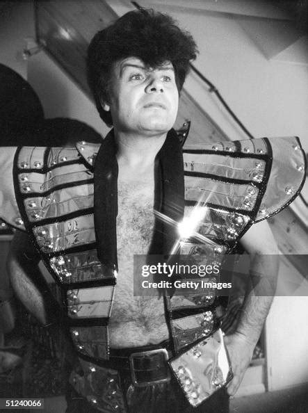 Circa 1985 British Rock Singer Gary Glitter Wears A Glam Costume