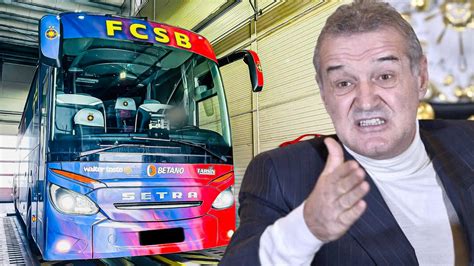 FCSB a rămas fără autocar Suma uriașă pe care trebuie să o plătească