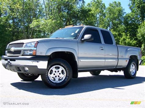 2003 Light Pewter Metallic Chevrolet Silverado 1500 Z71 Extended Cab