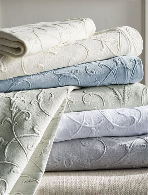 Resort Egyptian Cotton Flourish Matelassé Bedding Collection