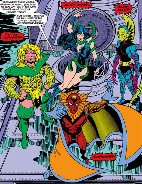 Serpent Squad Marvel Comics Captain America Enemies Teams Profile