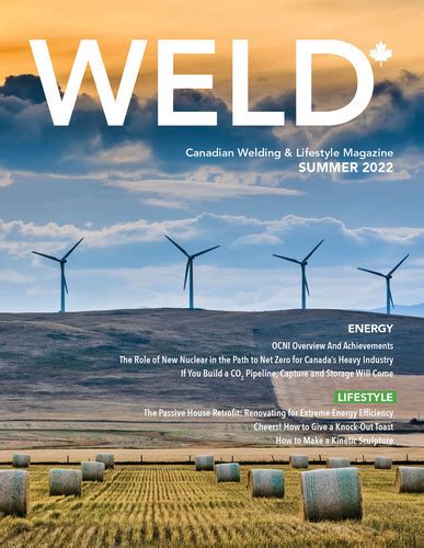 Weld Magazine Soudure Magazine Cover