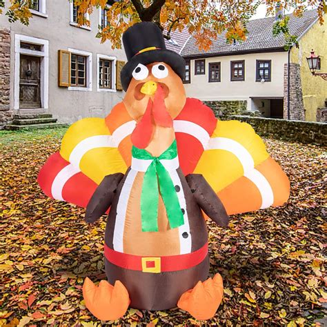 Amazon Thanksgiving Inflatables Turkey Decor Ft Outdoor