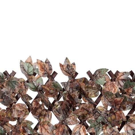 Pvc Expandable Camouflage Trellis 36x72 Wild Oak Naturae Decor