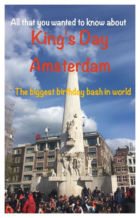 Kings day in Amsterdam - The Revolving Compass