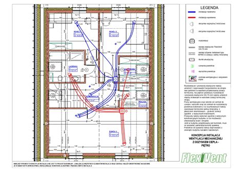 Projekt Rekuperacji Wentylacji Mechanicznej Dla Domu Wraz Z