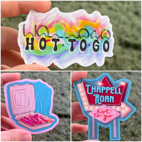 Chappell Roan HOT TO GO Sticker Set Etsy