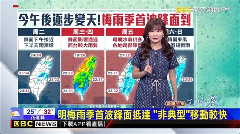 【淑麗早安氣象】最新》今下半天變天 不雨炎熱 明梅雨季首波鋒面到newsebc Youtube