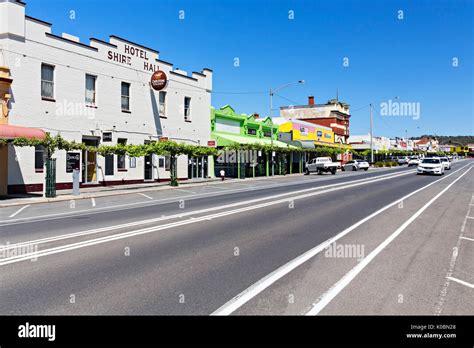 Barkly Street In Ararat Victoria Australiaararat Is A Former 1850`s