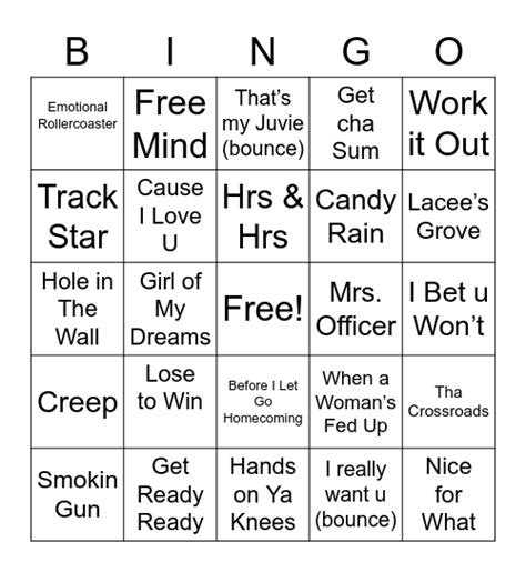 Griffins Game Night Bingo Card