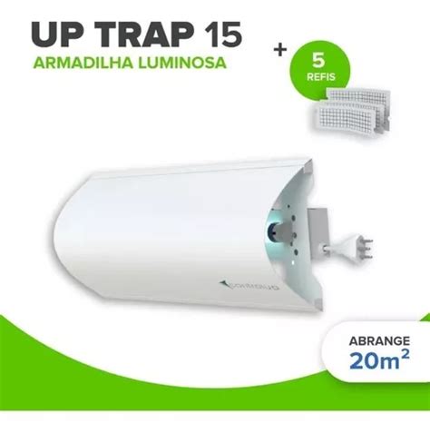 Pega Inseto Armadilha Luminosa Adesiva Control Up Refil Frete Gr Tis