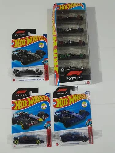 Hot Wheels Pack Formula Mercedes Amg Willams Y Red Bull Variedad